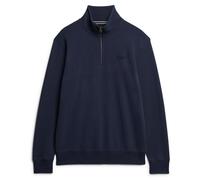 Superdry Herren Henley-Sweatpullover - Essential Logo Henley, einfarbig Blau 2XL