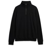 Superdry Herren Henley-Sweatpullover - Essential Logo Henley, einfarbig Schwarz XL