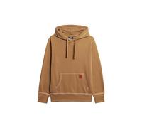 Superdry Herren Hoodie mit lockerer Passform und Kontrastnaht Klassisch Braun Camel XL