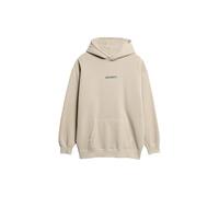 Superdry Herren Hoodie mit lockerer Passform und Mikro-Logo Chateau Grau M