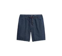 Superdry Herren Indigoblaue Bermudashorts mit Punkten Indigoblau Bandana Punkte L