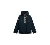 Superdry Herren Ultimate Windjacke mit Kapuze und Stickerei Finster Marineblau L
