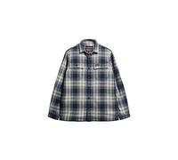 Superdry Wool Miller Overshirt Blau S Mann (Herstellerartikelnummer: M4010720A-9ZA-S)
