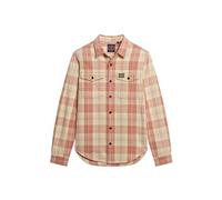 Superdry Herren Karohemd aus Bio-Baumwolle Ranch Ton Orange Kariert M