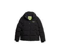 Superdry Herren Kastige Steppjacke mit Kapuze Schwarz XXL