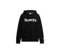 Superdry Herren Klassisches Core Hoodie mit Logo Schwarz XL