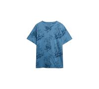 Superdry Herren Klassisches Essential T-Shirt mit Print Tiger Umriss Blau M