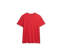 Superdry Herren Klassisches Essential T-Shirt Verwaschenes Preiselbeere Crush Rot XXL