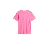 Superdry Herren Klassisches Essential T-Shirt Verwaschenes Trockenes Neonpink M