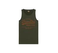 Superdry Herren Klassisches Heritage Tanktop mit Vintage-Logo Surplus Goods Olivgrün XL