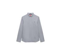 Superdry Herren Langarmhemd CLASSIC OXFORD L/S – needle ticking stripe, 100% Baumwolle – Gr. L