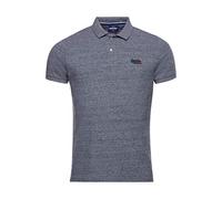 Superdry Classic Pique Kurzarm-poloshirt 3XL Flint Steel Grit