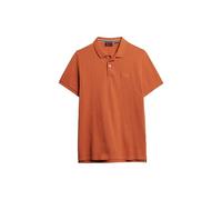 Superdry Herren Klassisches Polohemd aus Pikee Rost-Orange Meliert XXL