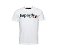 Superdry Herren Klassisches Terrain T-Shirt mit Logo Optik L