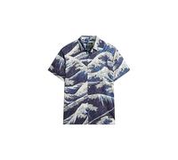 Superdry Herren Kurzärmeliges Hawaiihemd Die Große Welle XXL