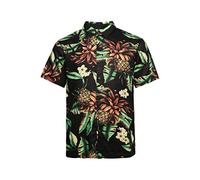 Superdry Vintage Hawaiian Short Sleeve Shirt Schwarz M Mann (Herstellerartikelnummer: M4010620A-9FC-M)