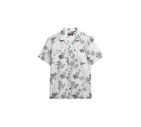Superdry Herren Kurzärmeliges Strandhemd Yoshino Weiß XXL