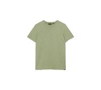 Superdry Herren Kurzärmeliges T-Shirt aus Flammgarn mit Rundhalsausschnitt Gischt Grün XL
