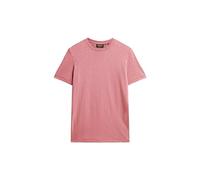 Superdry Herren Kurzärmeliges T-Shirt aus Flammgarn mit Rundhalsausschnitt Mesa Rosé Pink XXXL
