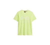 Superdry Herren Lässiges Vintage Logo T-Shirt in Neonfarben Dry Neon Gelb M