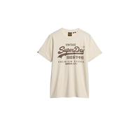 Superdry Herren Lässiges Workwear T-Shirt mit Vintage-Logo Riffweiß XL