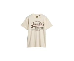 Superdry Herren Lässiges Workwear T-Shirt mit Vintage-Logo Riffweiß XXL