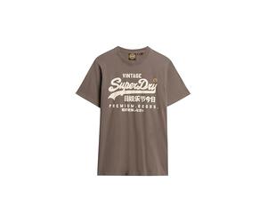 Superdry Herren Lässiges Workwear T-Shirt mit Vintage-Logo Vintage Schwarz M