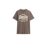 Superdry Herren Lässiges Workwear T-Shirt mit Vintage-Logo Vintage Schwarz XXXL