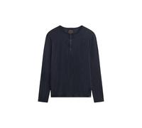 Superdry Herren Langärmeliges Grandad-Oberteil aus Jersey Französisch Marineblau XL