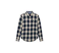 Superdry Herren Langärmliges Baumwoll-Holzfällerhemd Zedernholz Kariert Marineblau L