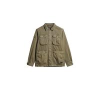 Superdry Herren Leichte M65 Jacke im Military-Stil Blassolivgrün M