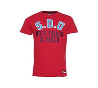 Superdry Herren Leichtes Track & Field T-Shirt mit Grafik Chili Pepper M