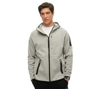 Superdry, SWEATS TECH LOGO ZIPHOOD, M2013743A, Slate Iron, XL, MAN, ADULTO