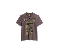 Superdry Herren Locker geschnittenes Osaka T-Shirt Blassbraun XL