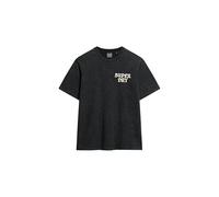 Superdry Herren Locker geschnittenes T-Shirt mit Skateboard-Fotografie Verwaschenes Schwarz L
