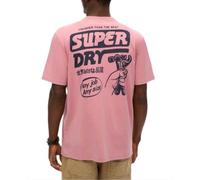 Superdry Herren Locker geschnittenes Trade Tools T-Shirt Mesa Rosé Pink XXXL