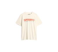 Superdry Herren Locker geschnittenes Utility Sport T-Shirt mit Logo Nordisch Knochengrau XXL
