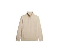 Superdry Tech Halbreißverschluss-sweatshirt S Stonewash Taupe Brown