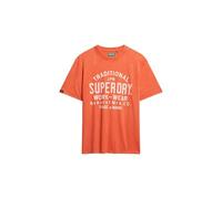 Superdry Machined Goods Workwear Kurzarm-t-shirt 3XL Denim Co Rust Orange