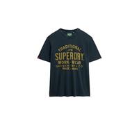 Superdry Machined Goods Workwear Kurzarm-t-shirt XL Eclipse Navy