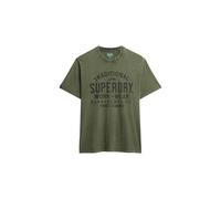 Superdry Herren Machined Goods Workwear T-Shirt Gischt Grün L