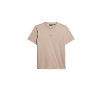 Superdry Rundhalsshirt "MICRO LOGO T SHIRT" Herren 3XL Beige 100% Baumwolle Loose Fit