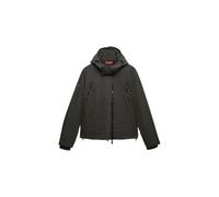 Superdry Herren Microfibre Arctic Windcheater Jacke mit Kapuze Vintage Schwarz M
