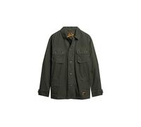 Superdry Herren Military Overshirt Jacket R2-L/S Hemd (M), Überschussgüter, Olivgrün, L