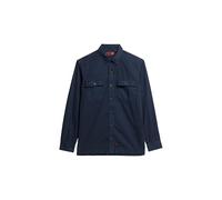 Superdry, Shirt Military LS Shirt, M4011009A, French Navy, 2XL, Man, Adulto
