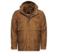 Superdry Herren Military M65 Feldjacke mit Teddyfellfutter Breen M