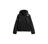 Superdry Herren Mountain SD Windbreaker-Jacke mit Kapuze Schwarz XL