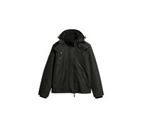 Superdry Herren Mountain Windjacke mit Kapuze Schwarz/Schwarz S