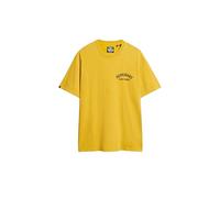 Superdry Herren Neo Trad Locker geschnittenes T-Shirt mit Tattoo-Grafik Ölgelb XXXL