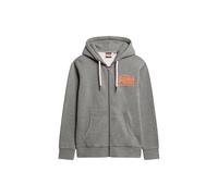 Superdry Herren Neon Vintage Kapuzenjacke mit Logo-Grafik Sturmgrau Erika M